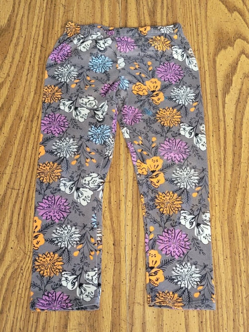 Disney Frozen Floral Leggings Girls Size 4T